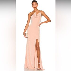 X REVOLVE Celestine Gown Pink Champagne